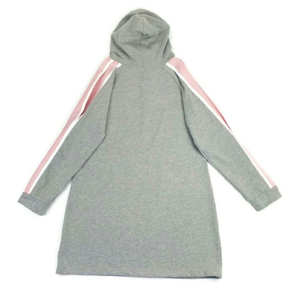 Venus Gray Pullover Long Split Sleeve Hooded Swea… - image 2